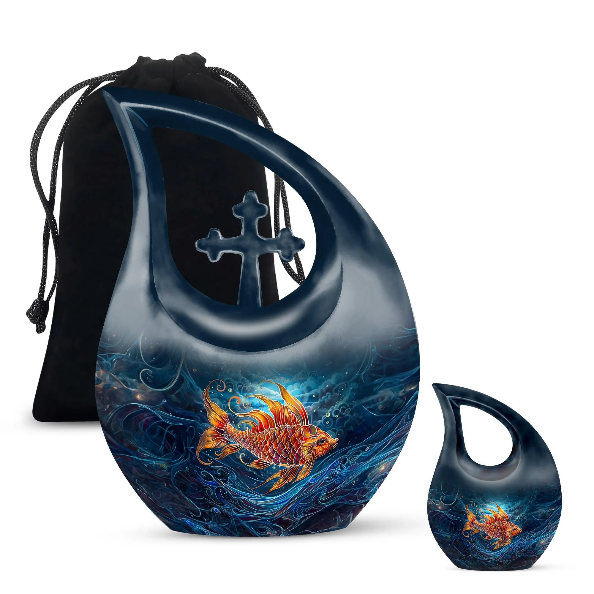 Fish Urn: A Medium Size Memorial Cremation Urn