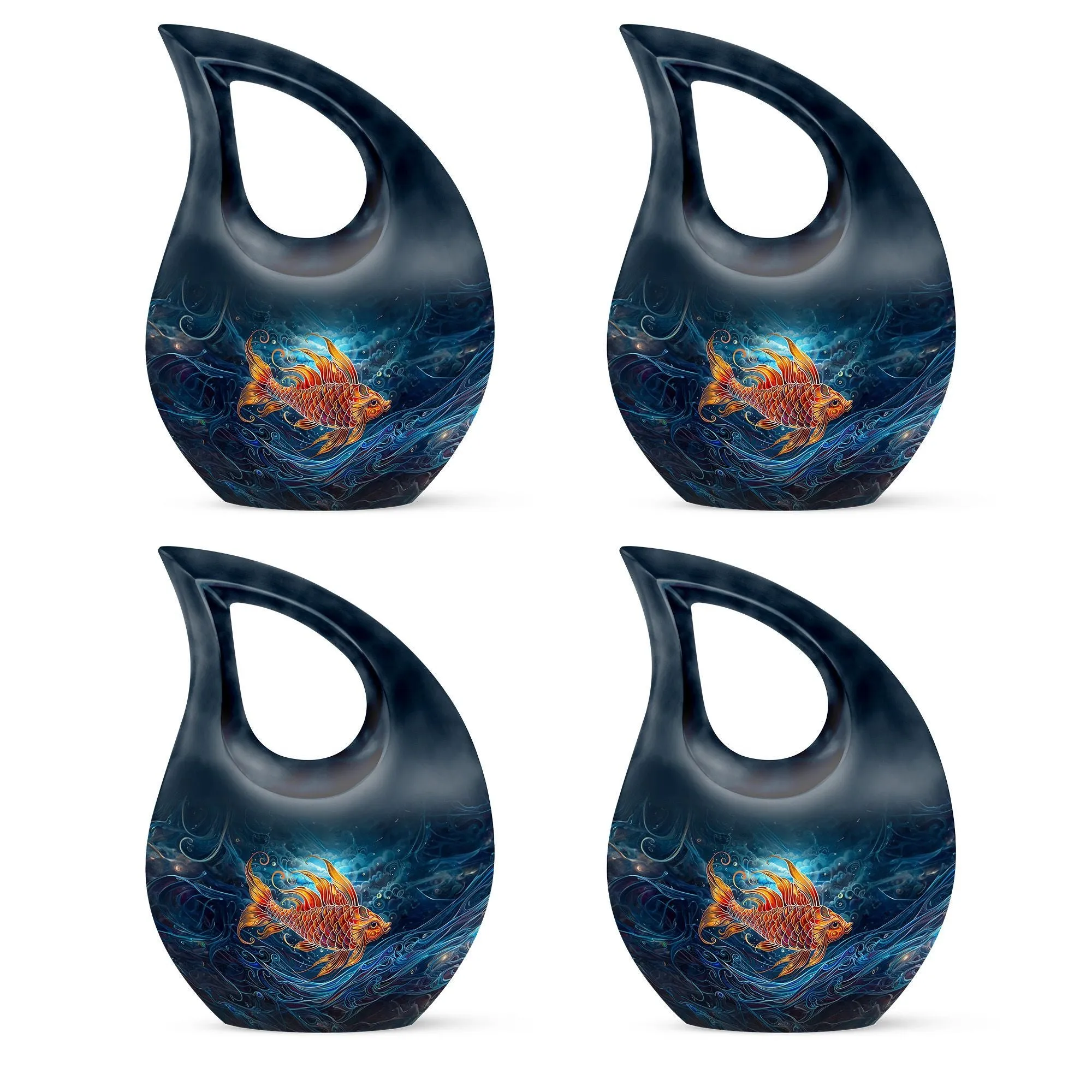 Fish Urn: A Medium Size Memorial Cremation Urn