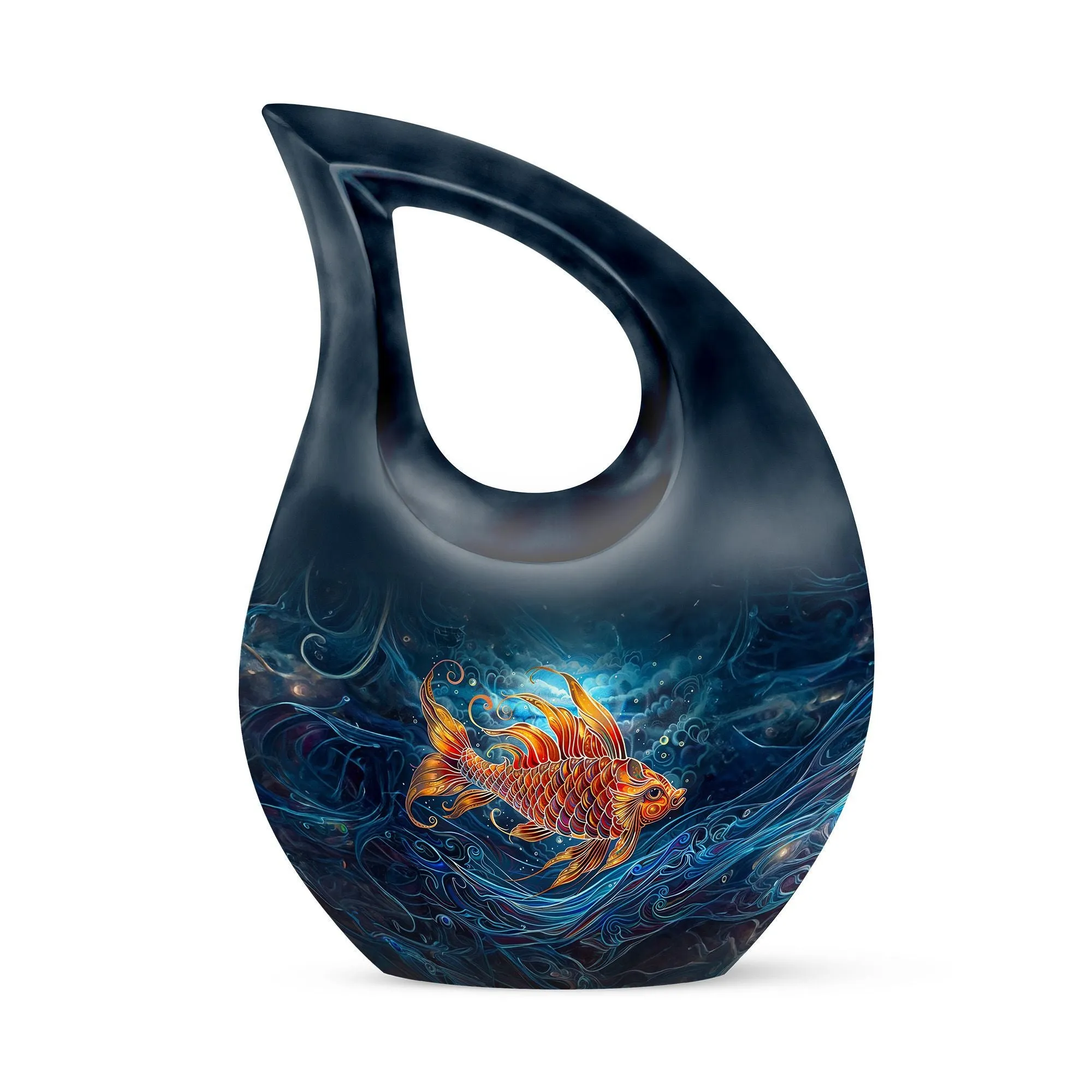 Fish Urn: A Medium Size Memorial Cremation Urn