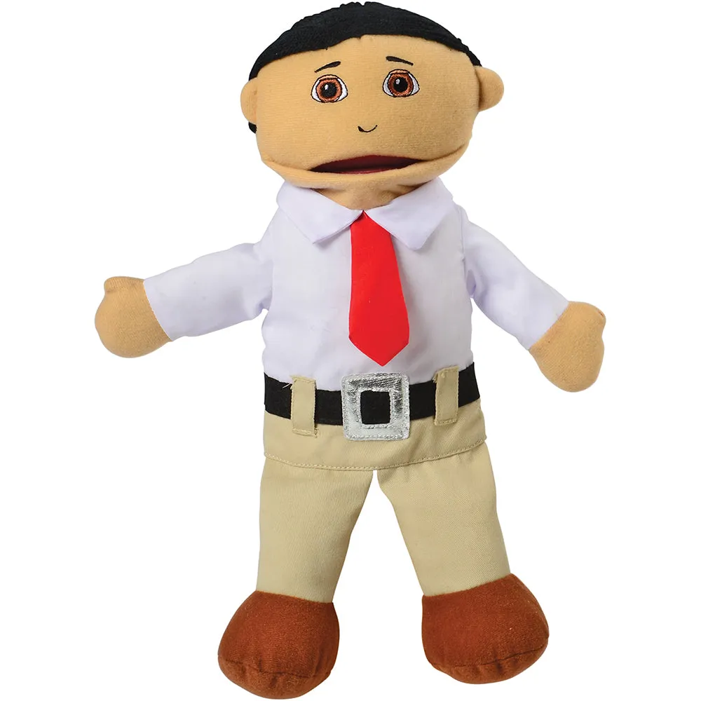 Full Bodied Asian Family Puppets | 4 Piece Set