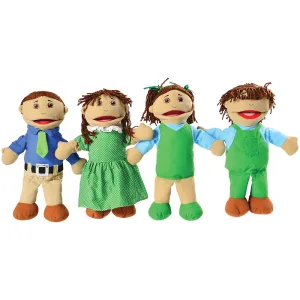 Full Bodied Hispanic Family Puppets | 4 Piece Set