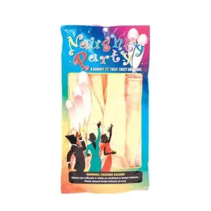 Golden Triangle - Naughty Party 22" Fully Erect Penis Balloons Pack of 8 (Beige)