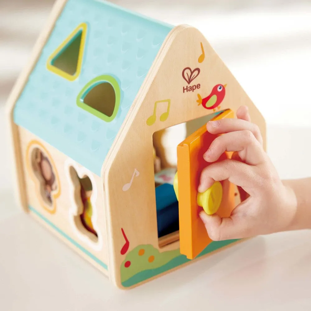 Hape Critter House Shape Sorter - Wooden Educational Toy