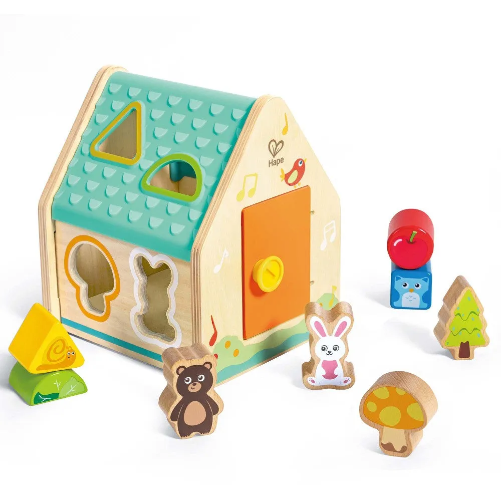 Hape Critter House Shape Sorter - Wooden Educational Toy