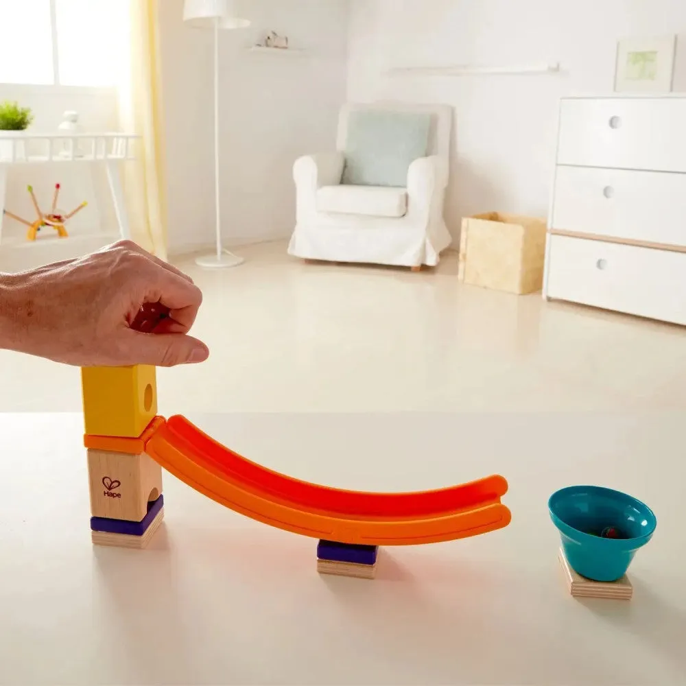 Hape Quadrilla Mega Skatepark Wooden Toy - High-Speed Marble Fun
