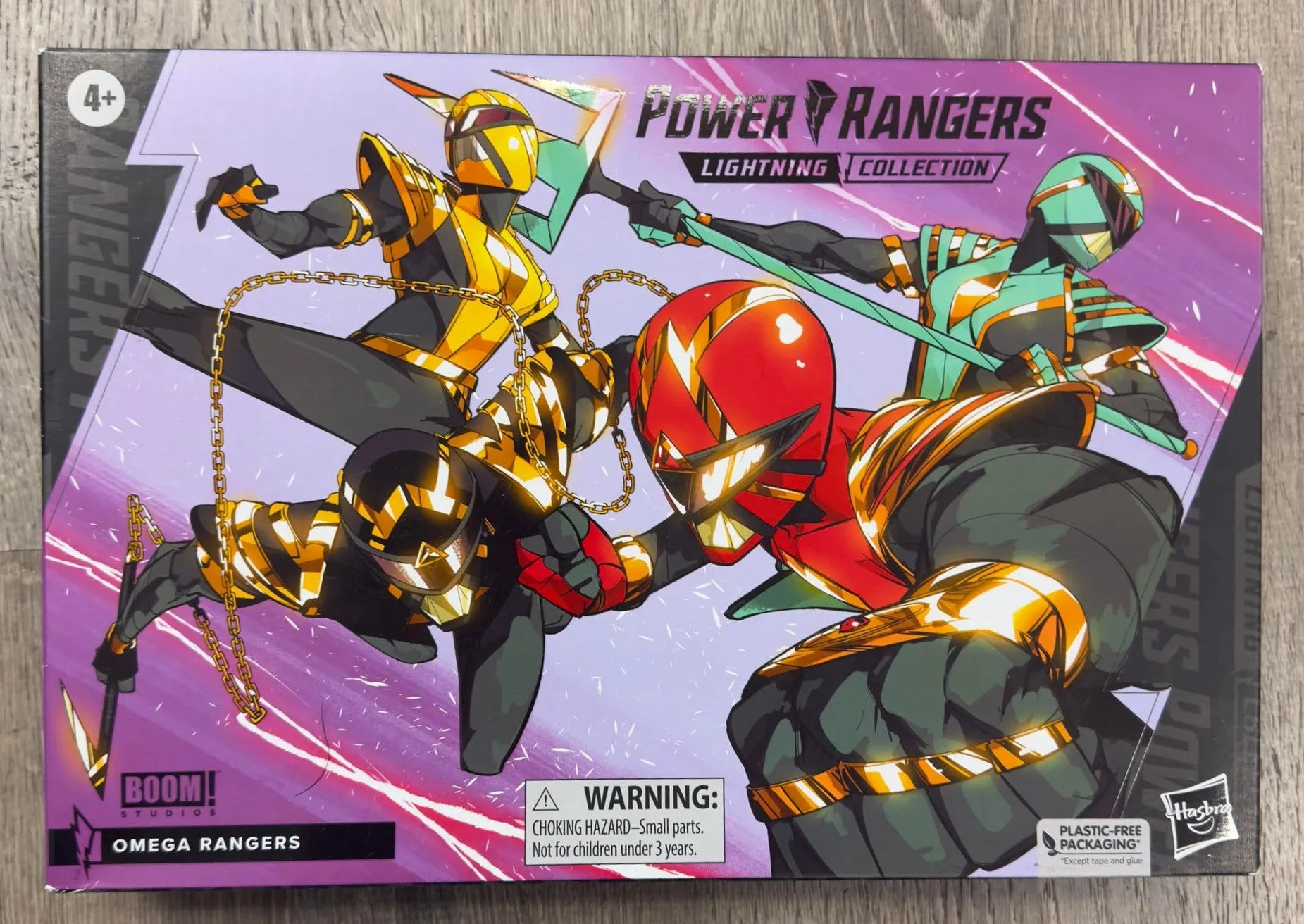 Hasbro Power Rangers Lightning Collection Omega Con 4 Pack Exclusive
