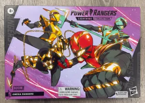 Hasbro Power Rangers Lightning Collection Omega Con 4 Pack Exclusive
