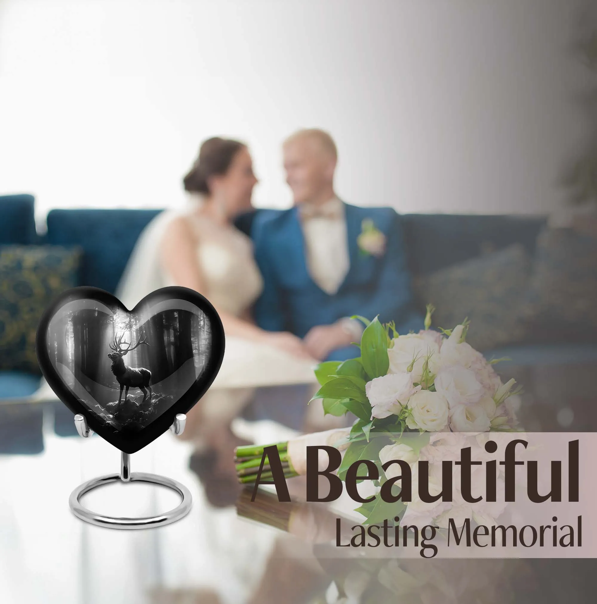 Heartfelt Deer Urn - The Transcendent Memorial for Cremation