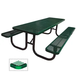 Heavy Duty Rectangular Picnic Table 6' Diamond