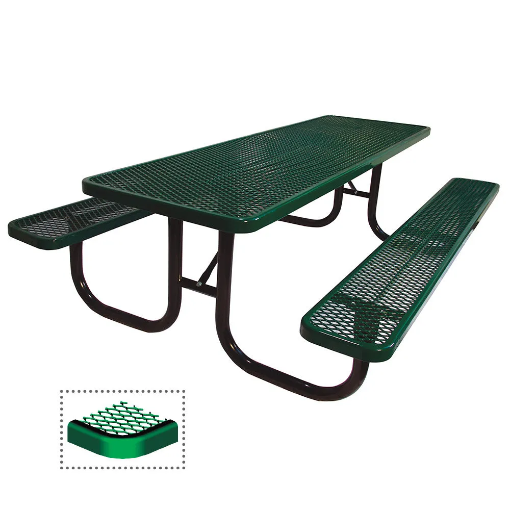 Heavy Duty Rectangular Picnic Table 6' Diamond