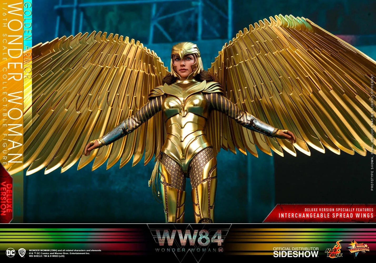 Hot Toys 1/6 DC Comics Golden Armor Wonder Woman DELUXE Version Sixth Scale Figure MMS578