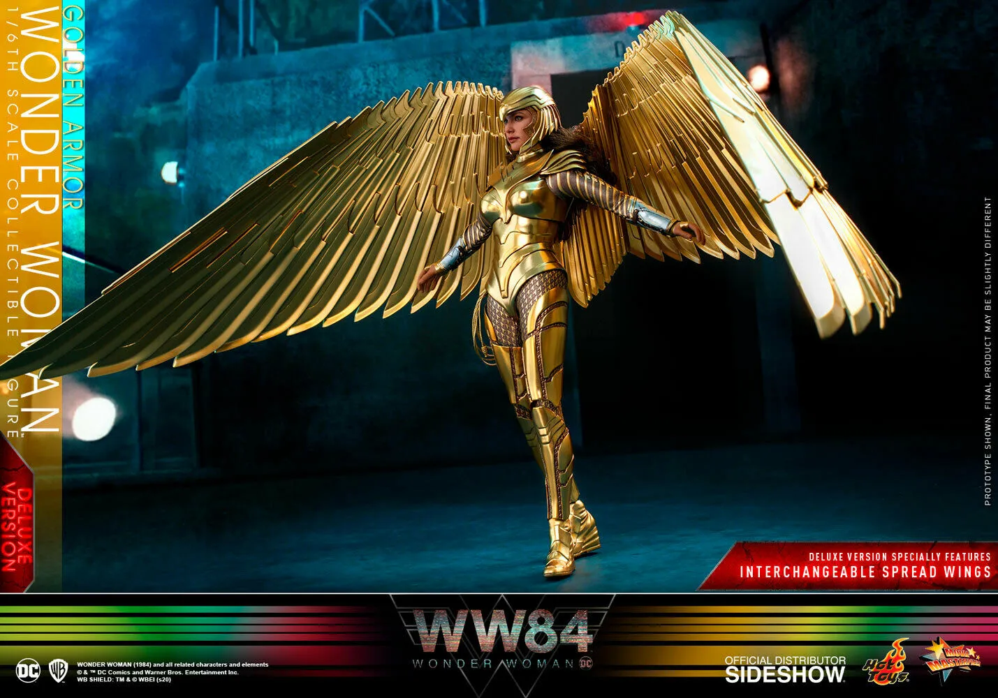 Hot Toys 1/6 DC Comics Golden Armor Wonder Woman DELUXE Version Sixth Scale Figure MMS578