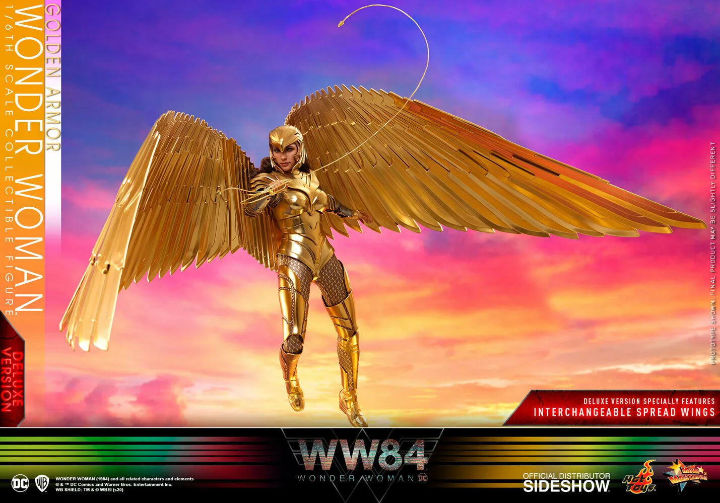 Hot Toys 1/6 DC Comics Golden Armor Wonder Woman DELUXE Version Sixth Scale Figure MMS578