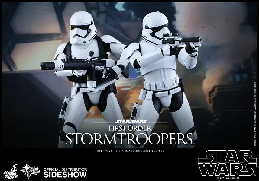 Hot Toys 1/6 First Order Stormtroopers Set Star Wars Episode VII The Force Awakens MMS319 Sixth Scale Figures