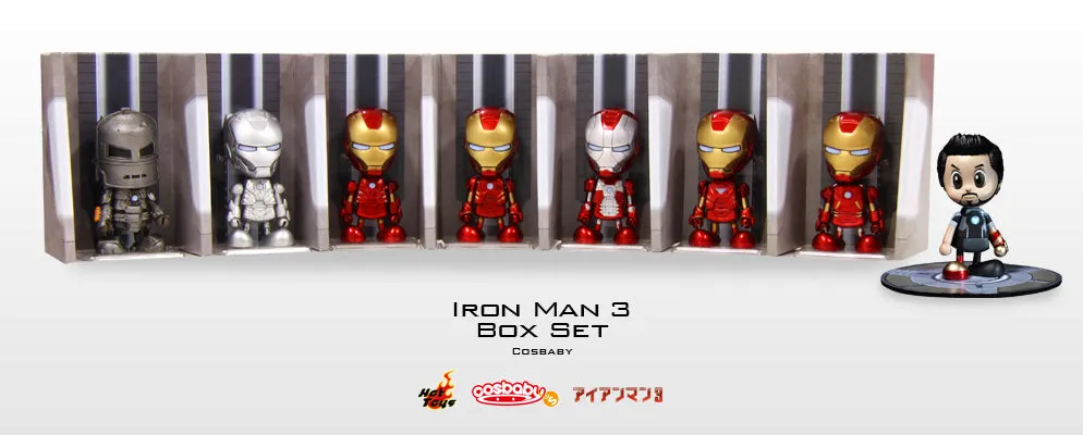 Hot Toys Cosbaby Iron Man 3 Box Set