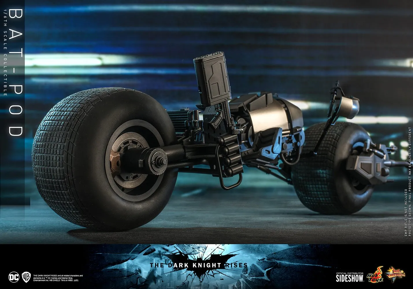 Hot Toys Movie Masterpiece 1/6 Scale Figure - The Dark Knight Rises - Batpod