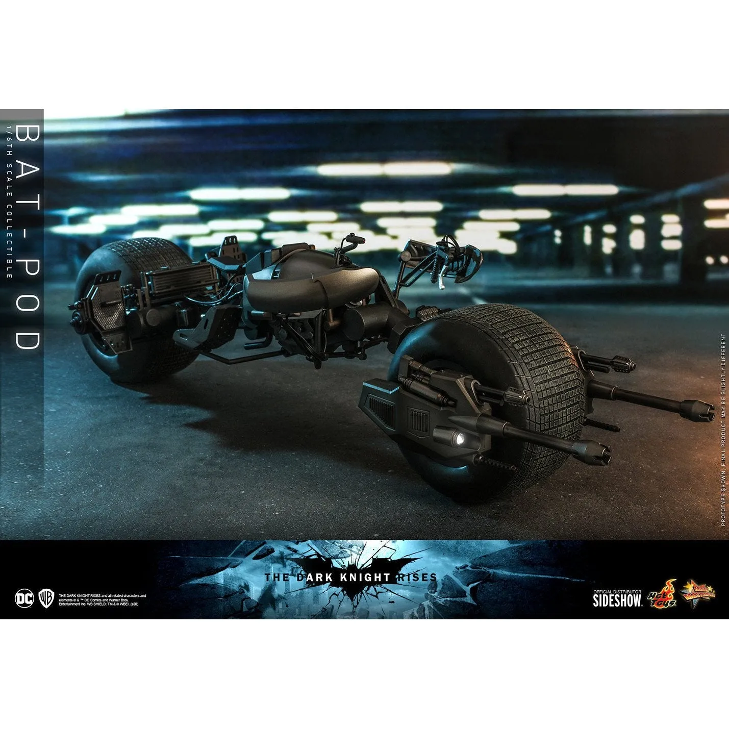 Hot Toys Movie Masterpiece 1/6 Scale Figure - The Dark Knight Rises - Batpod