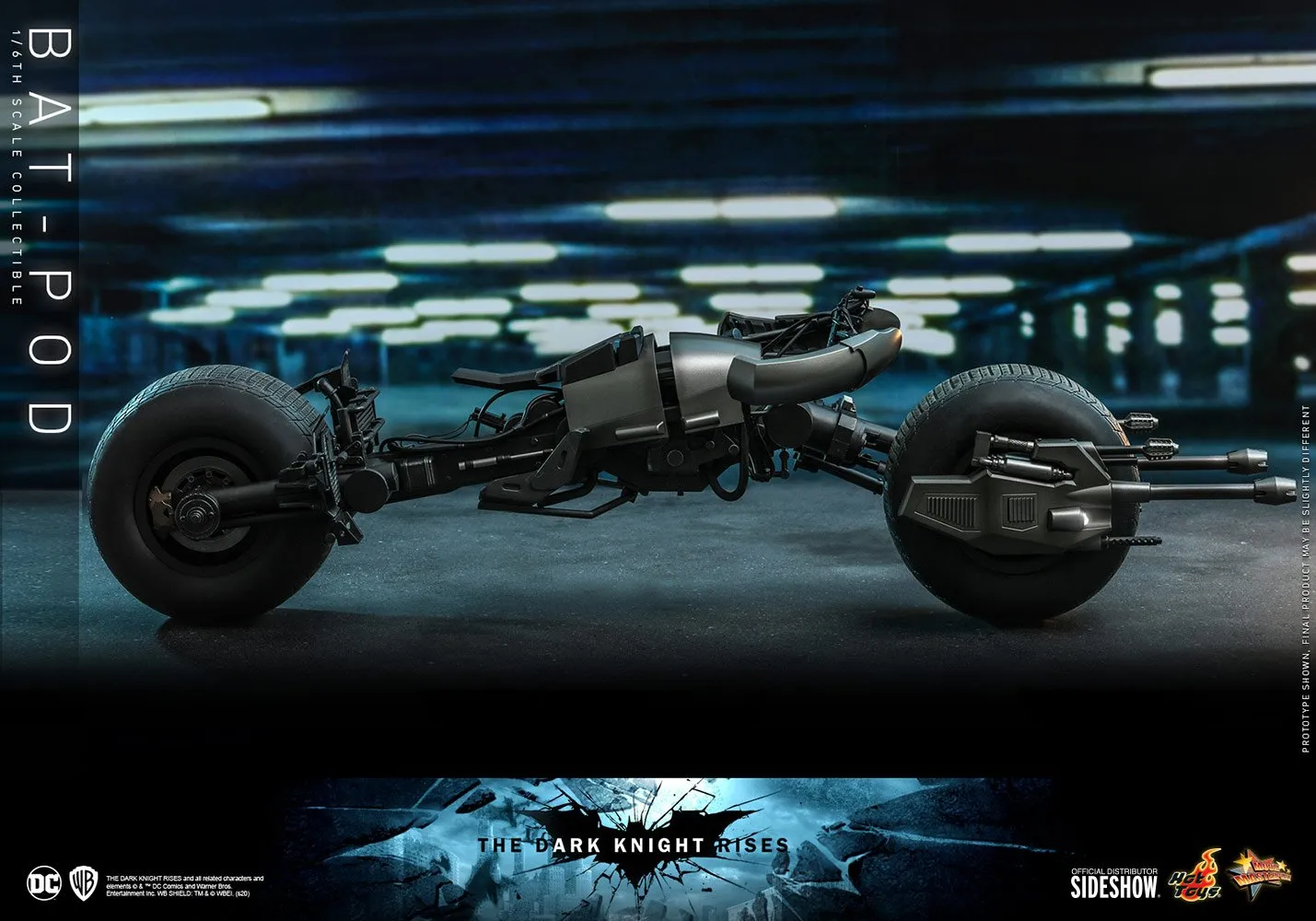 Hot Toys Movie Masterpiece 1/6 Scale Figure - The Dark Knight Rises - Batpod