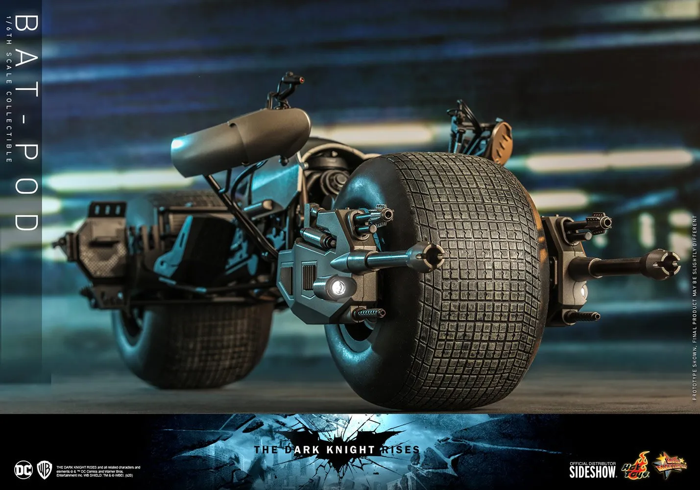 Hot Toys Movie Masterpiece 1/6 Scale Figure - The Dark Knight Rises - Batpod