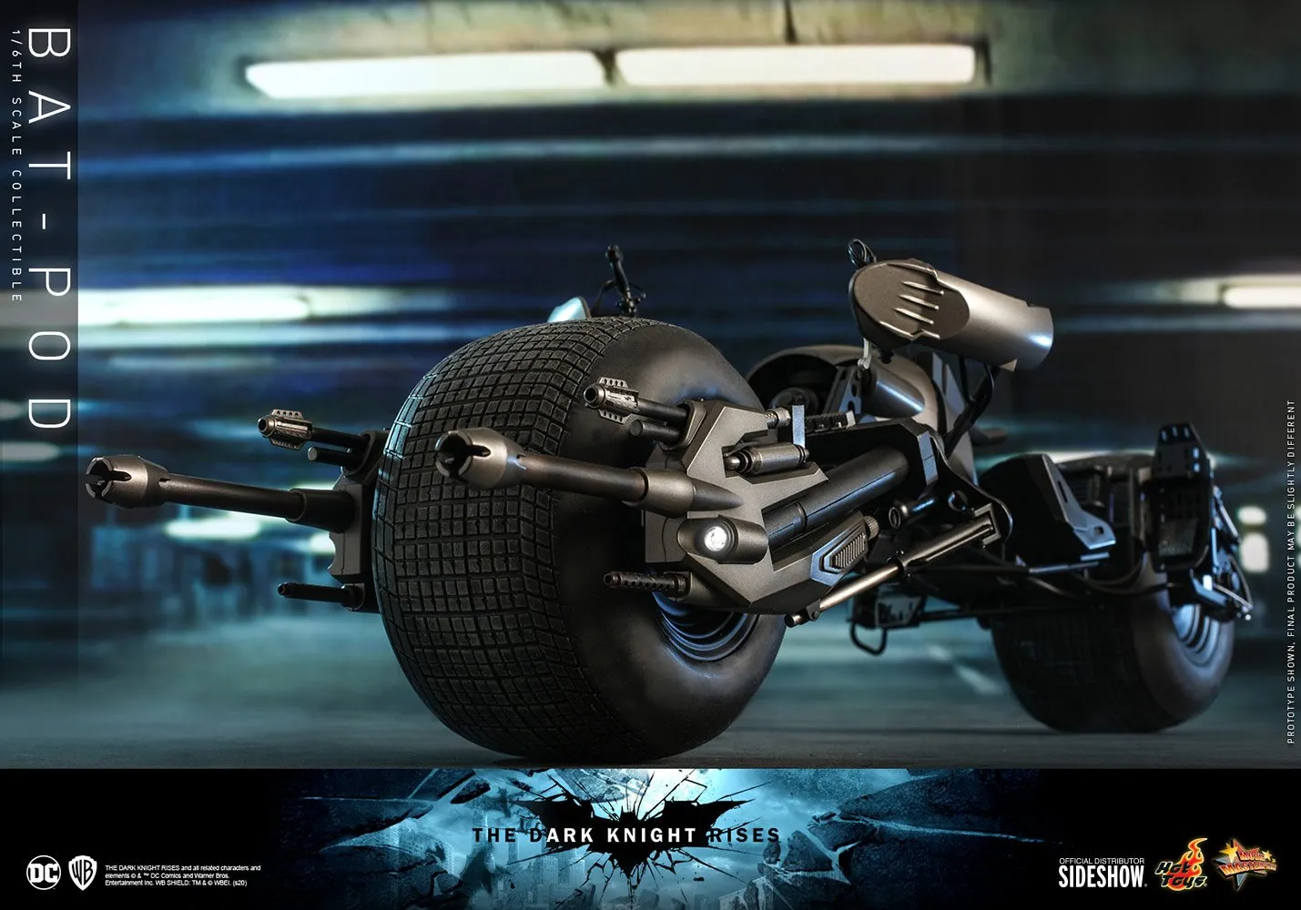 Hot Toys Movie Masterpiece 1/6 Scale Figure - The Dark Knight Rises - Batpod