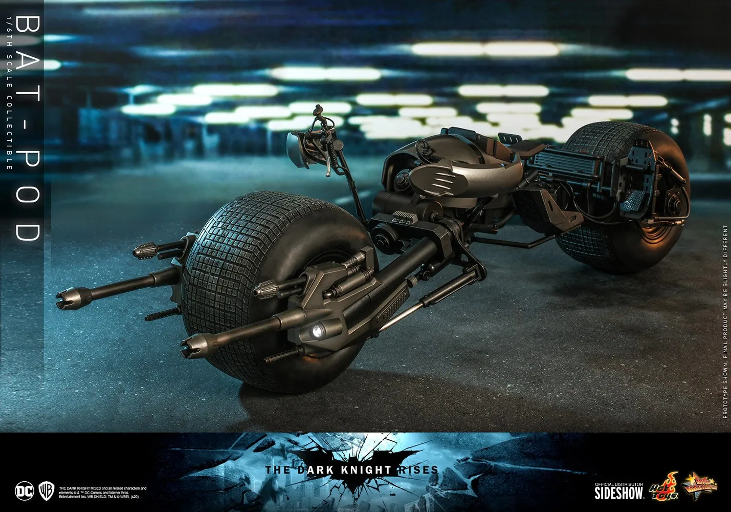 Hot Toys Movie Masterpiece 1/6 Scale Figure - The Dark Knight Rises - Batpod