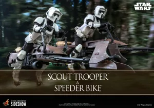 Hot Toys Movie Masterpiece - 1/6 Scale Scout Trooper and Speeder Bike (Episode VI: Return of the Jedi)