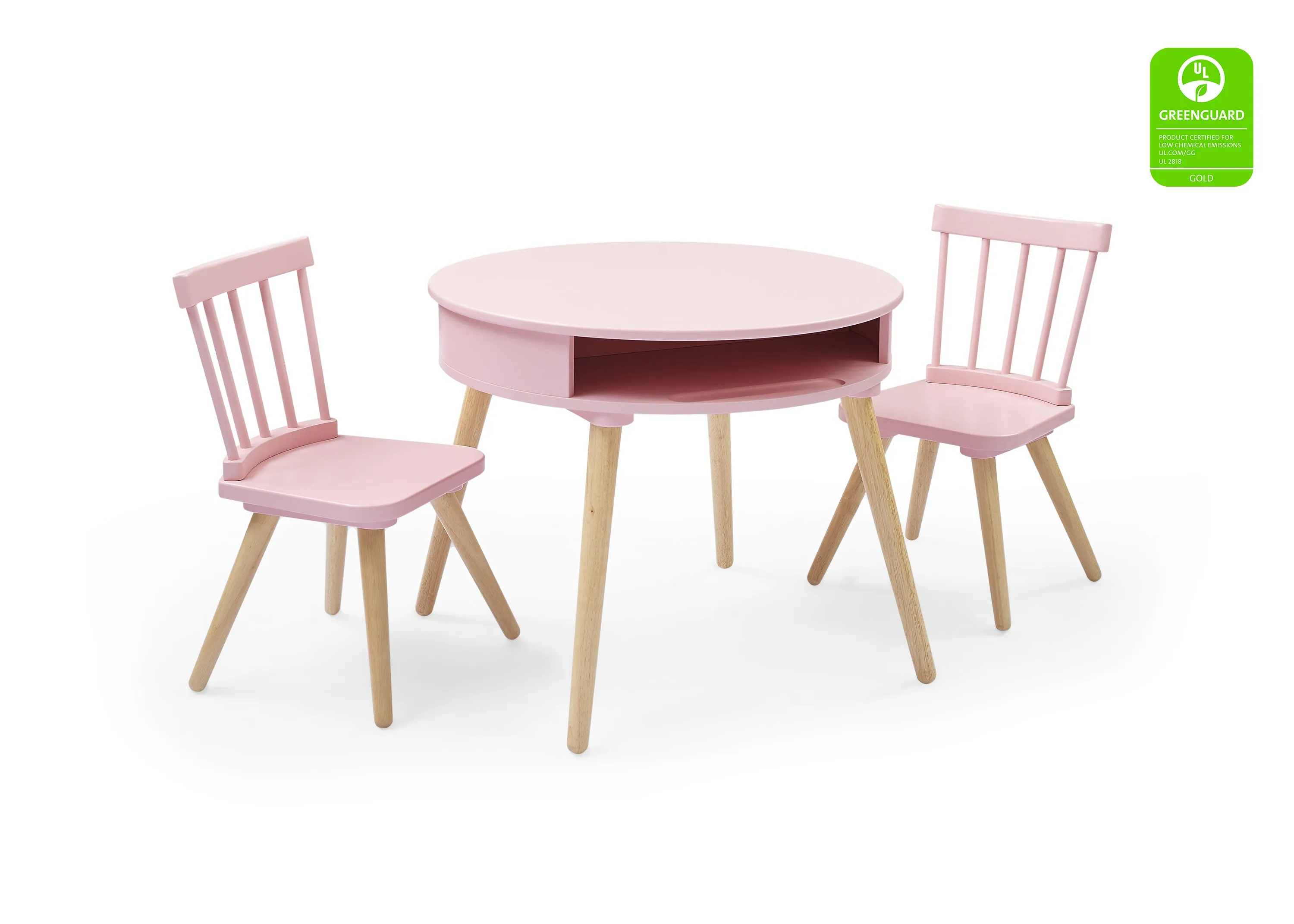 Hudson Storage Table & 2-Piece Chair Set