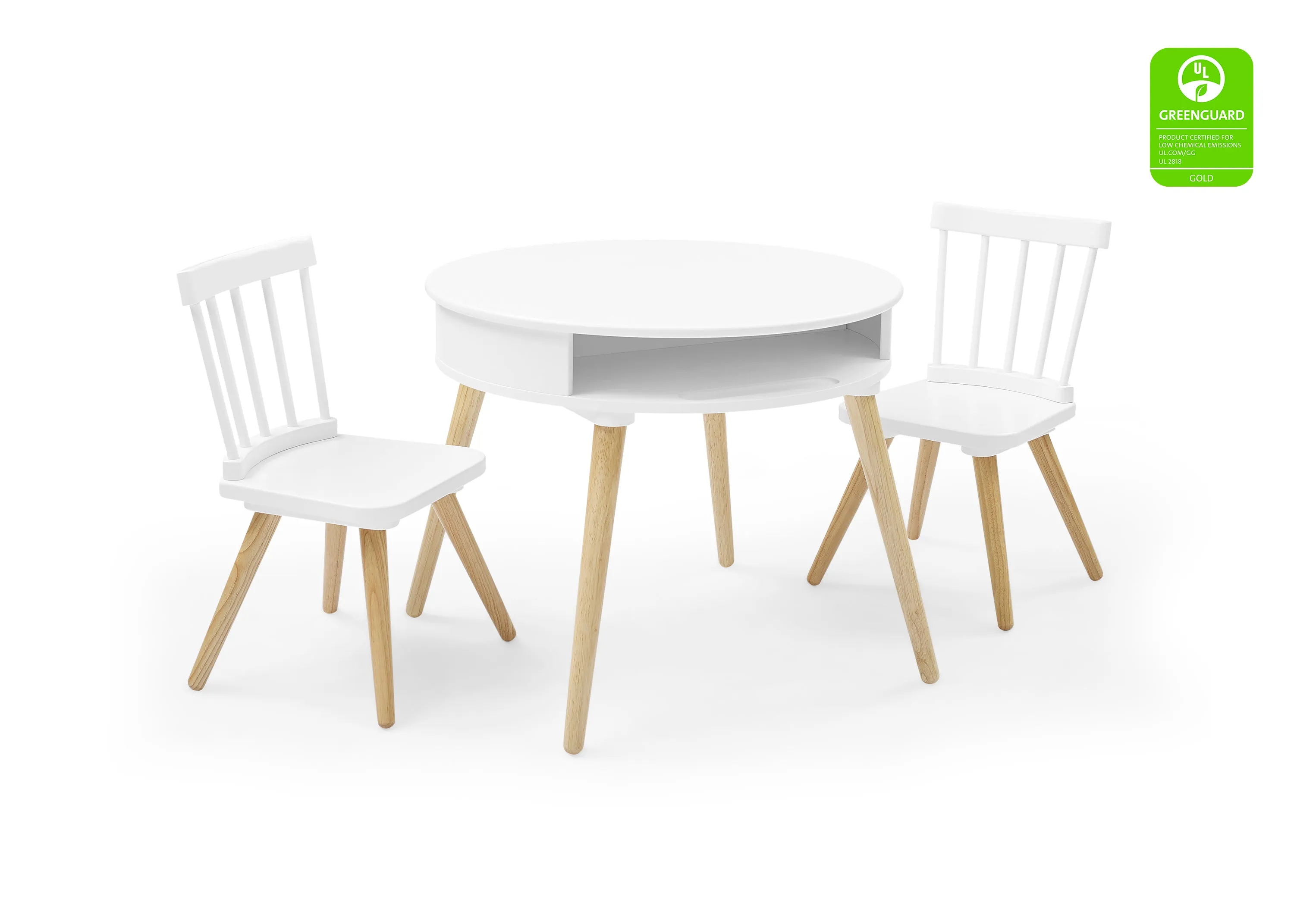 Hudson Storage Table & 2-Piece Chair Set
