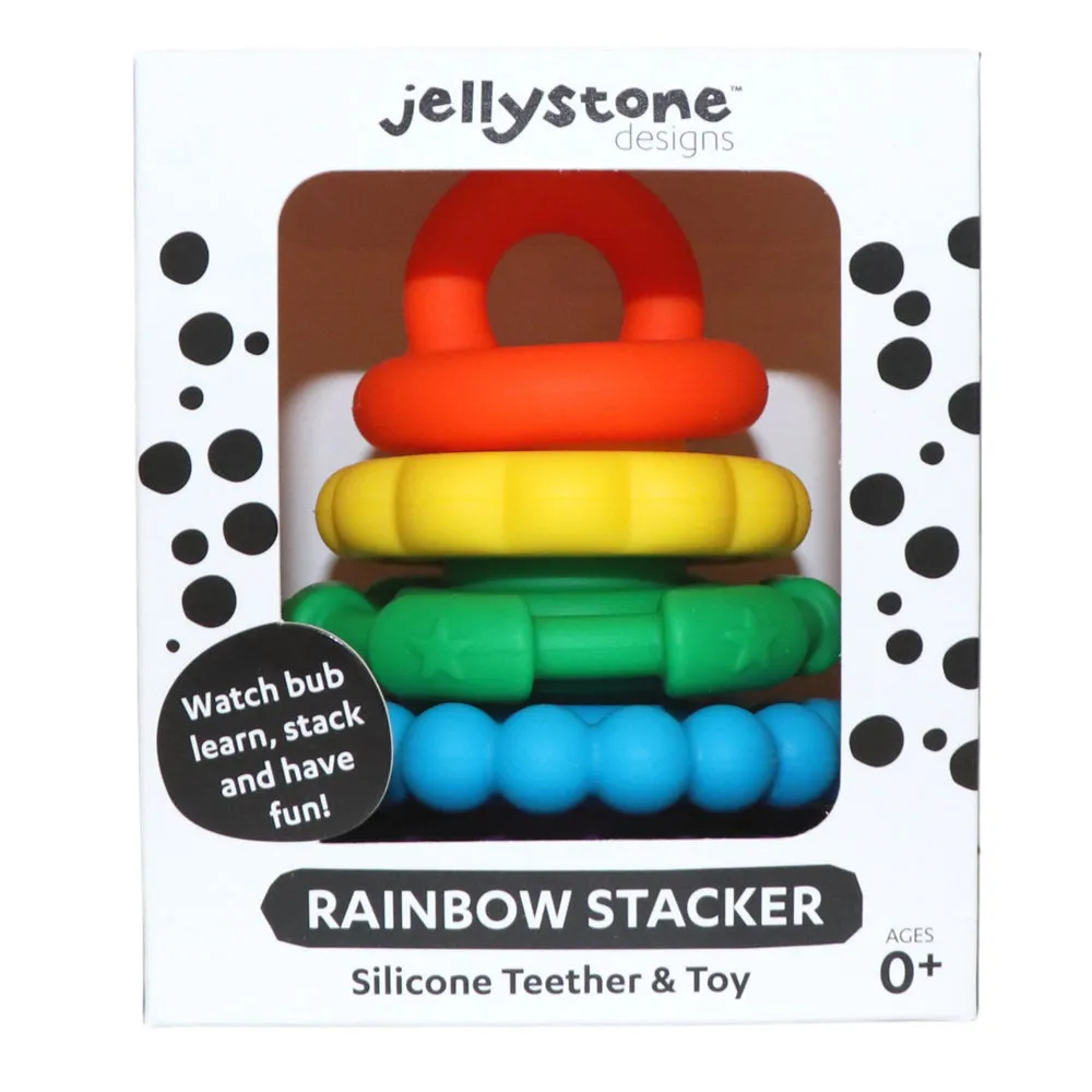 Jellystone Rainbow Stacker Teether Toy