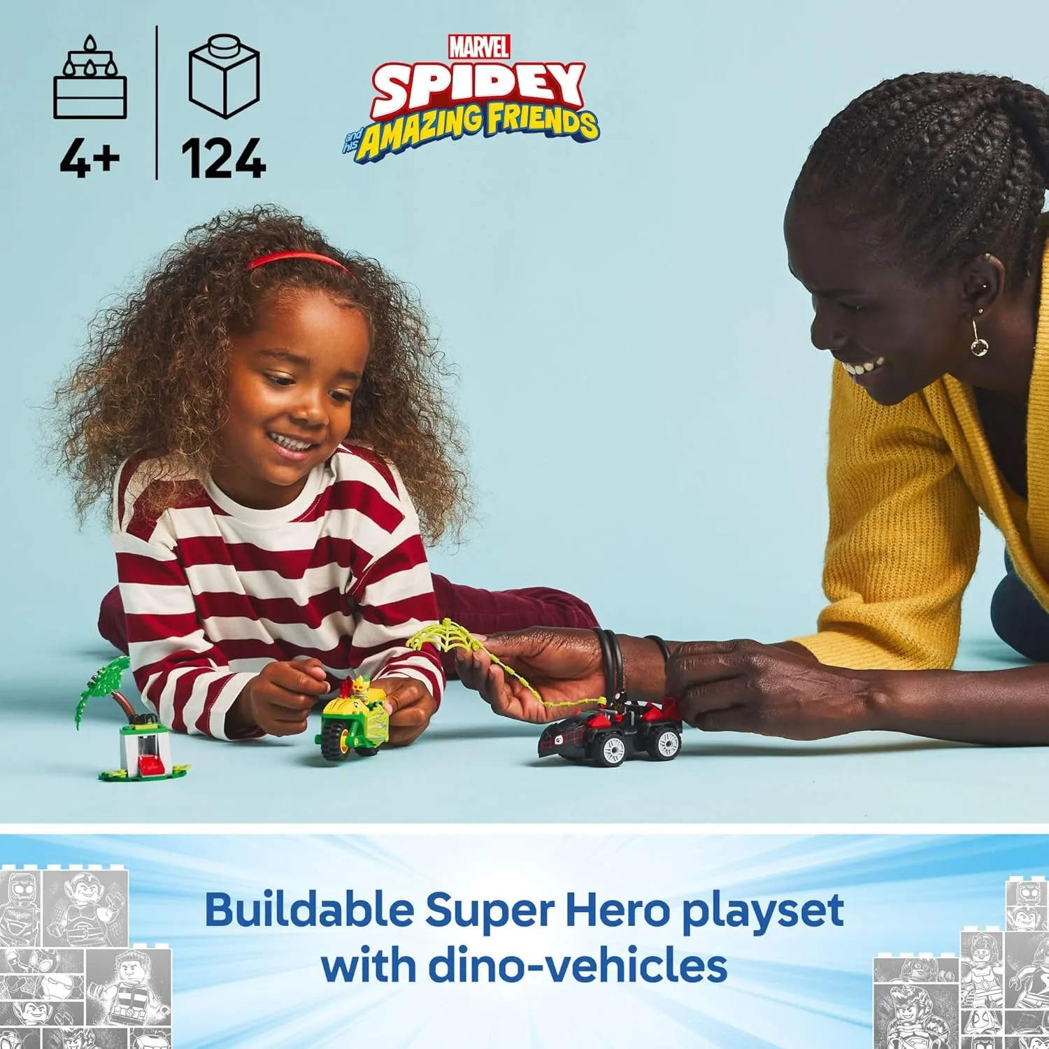 Lego 11198 - Marvel Spin and Electro Dinosaur Vehicle Chase