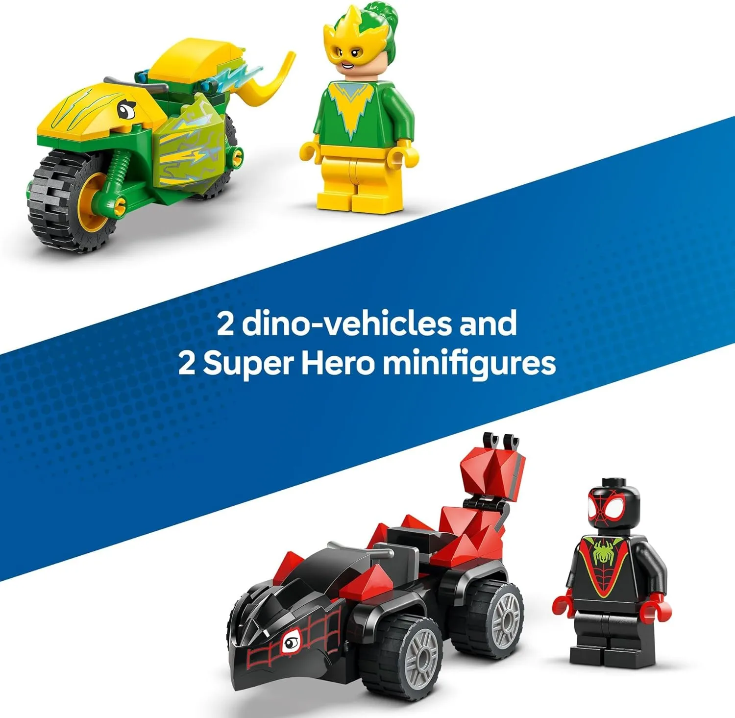 Lego 11198 - Marvel Spin and Electro Dinosaur Vehicle Chase