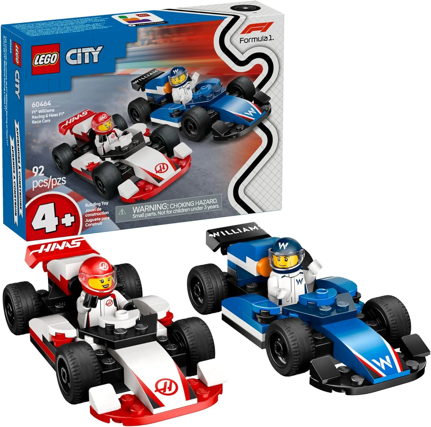 Lego 60464 - City F1 Williams Racing & Haas F1 Racing Cars