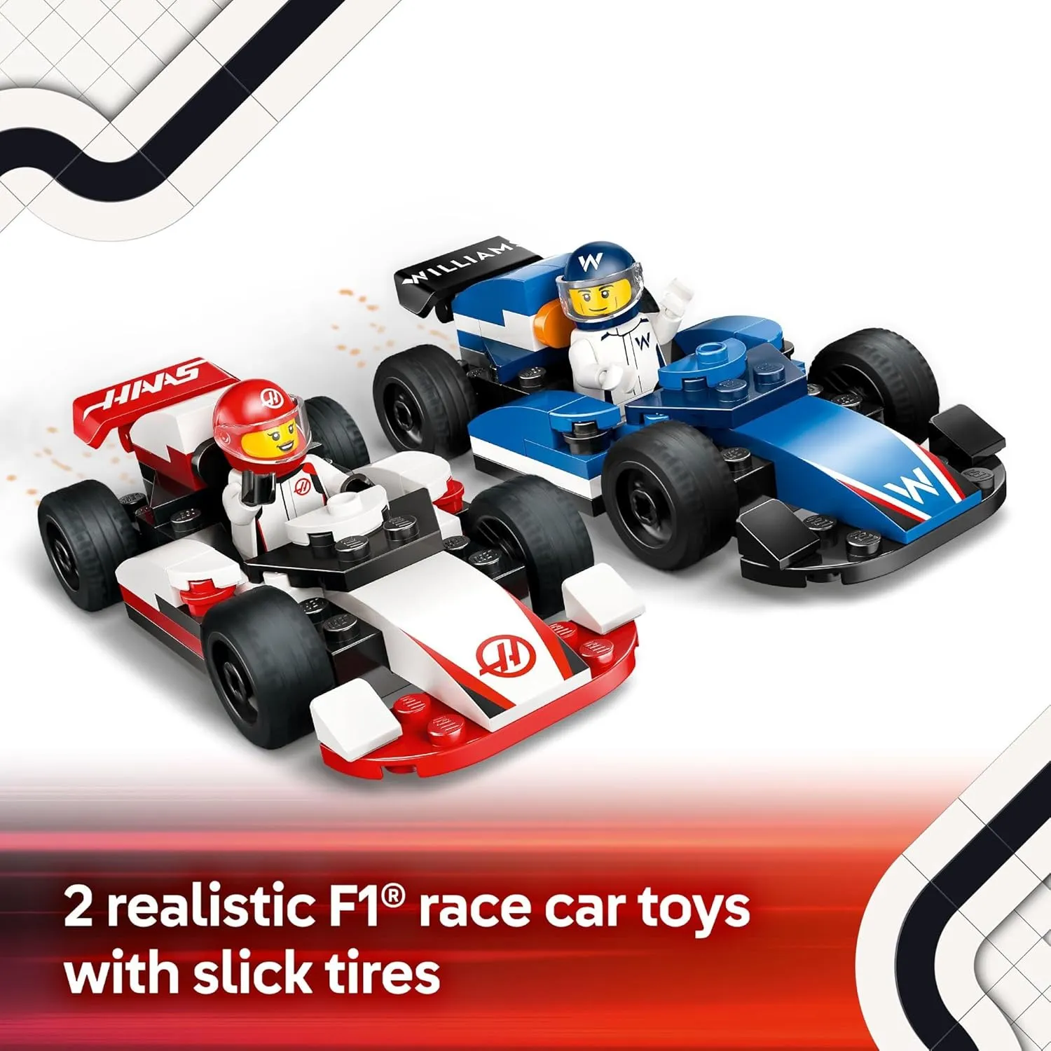 Lego 60464 - City F1 Williams Racing & Haas F1 Racing Cars