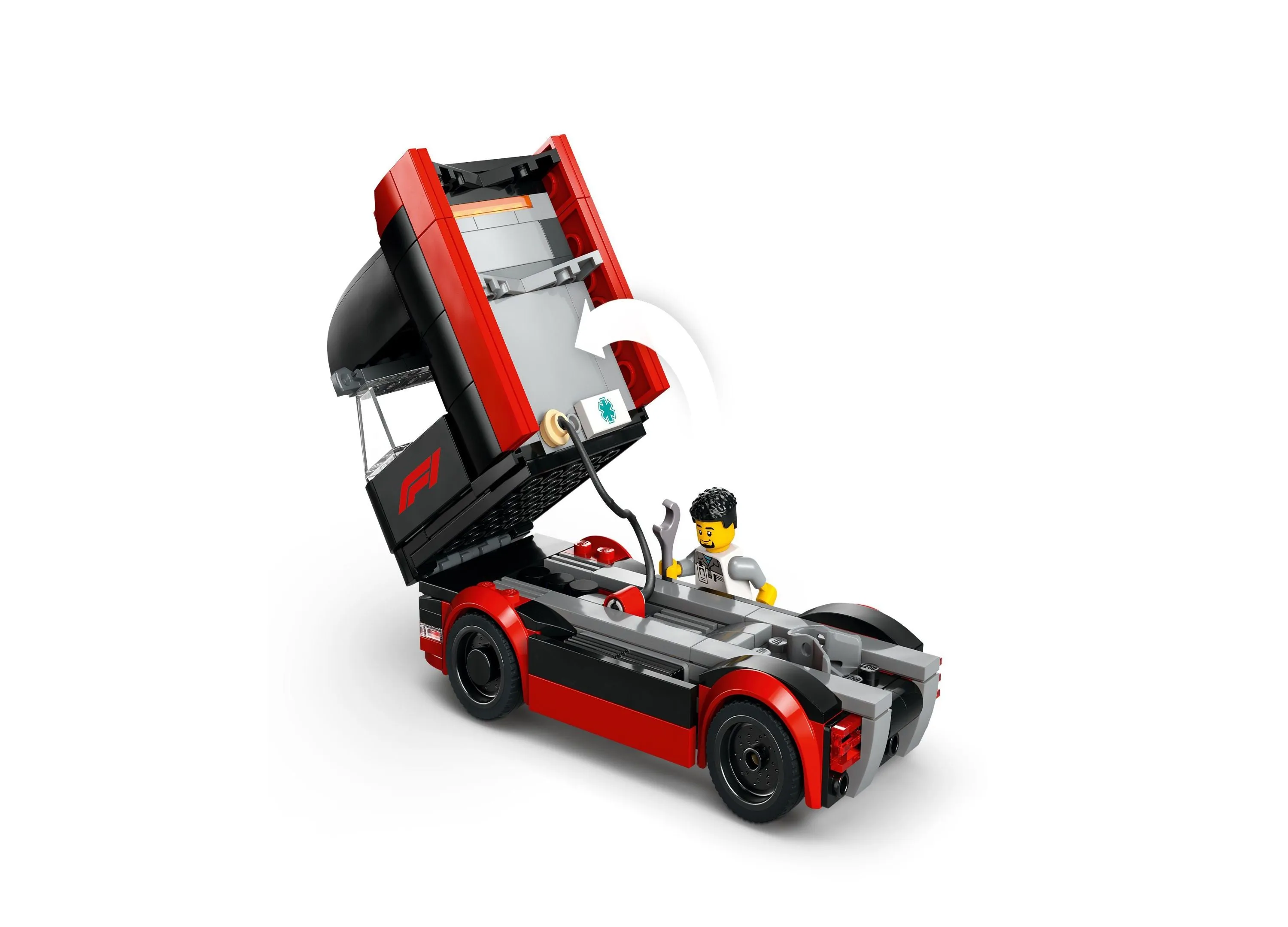 LEGO City F1 Racing Transport Truck and Car Set 60445 - 1086 Pieces