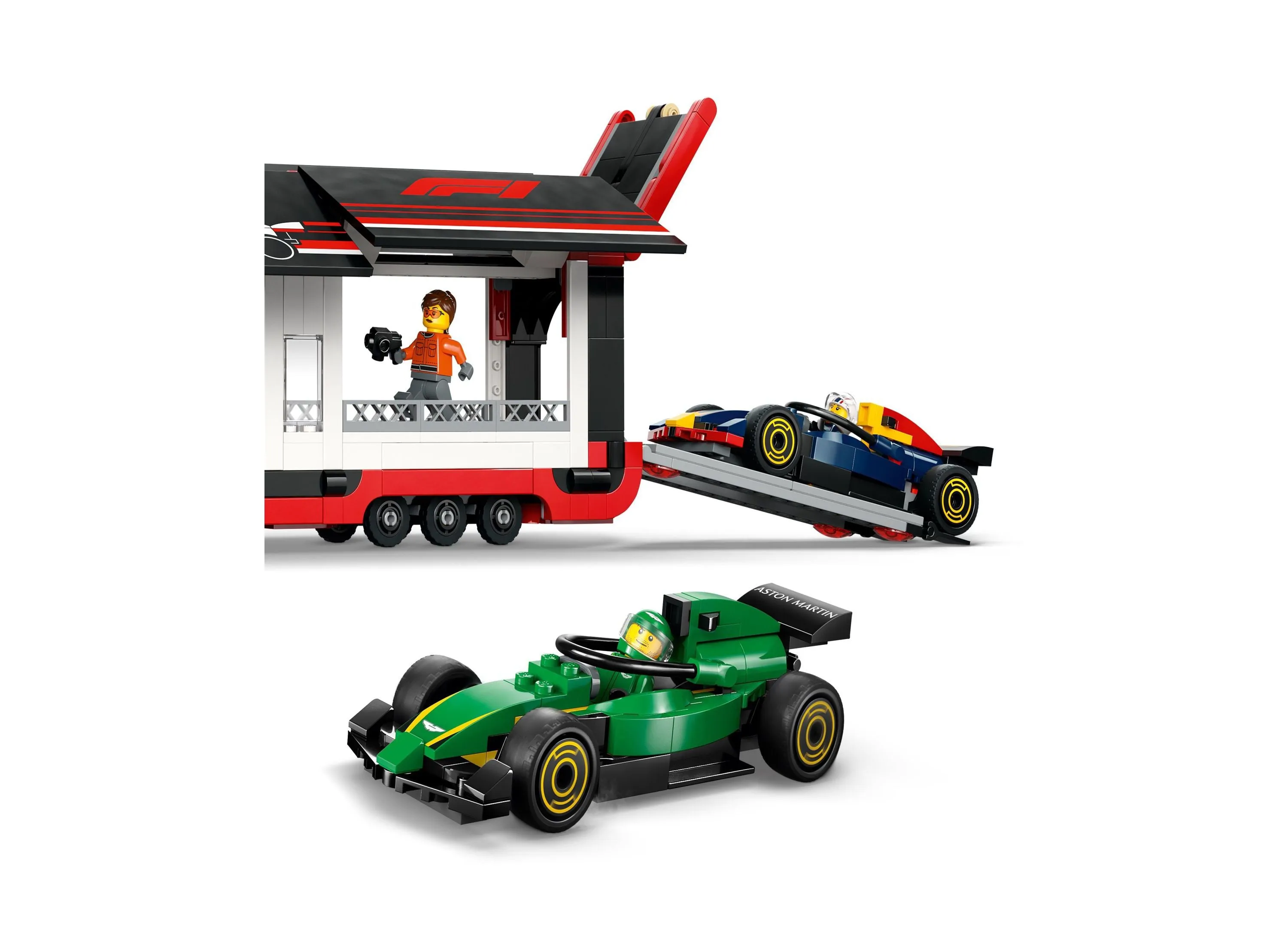LEGO City F1 Racing Transport Truck and Car Set 60445 - 1086 Pieces