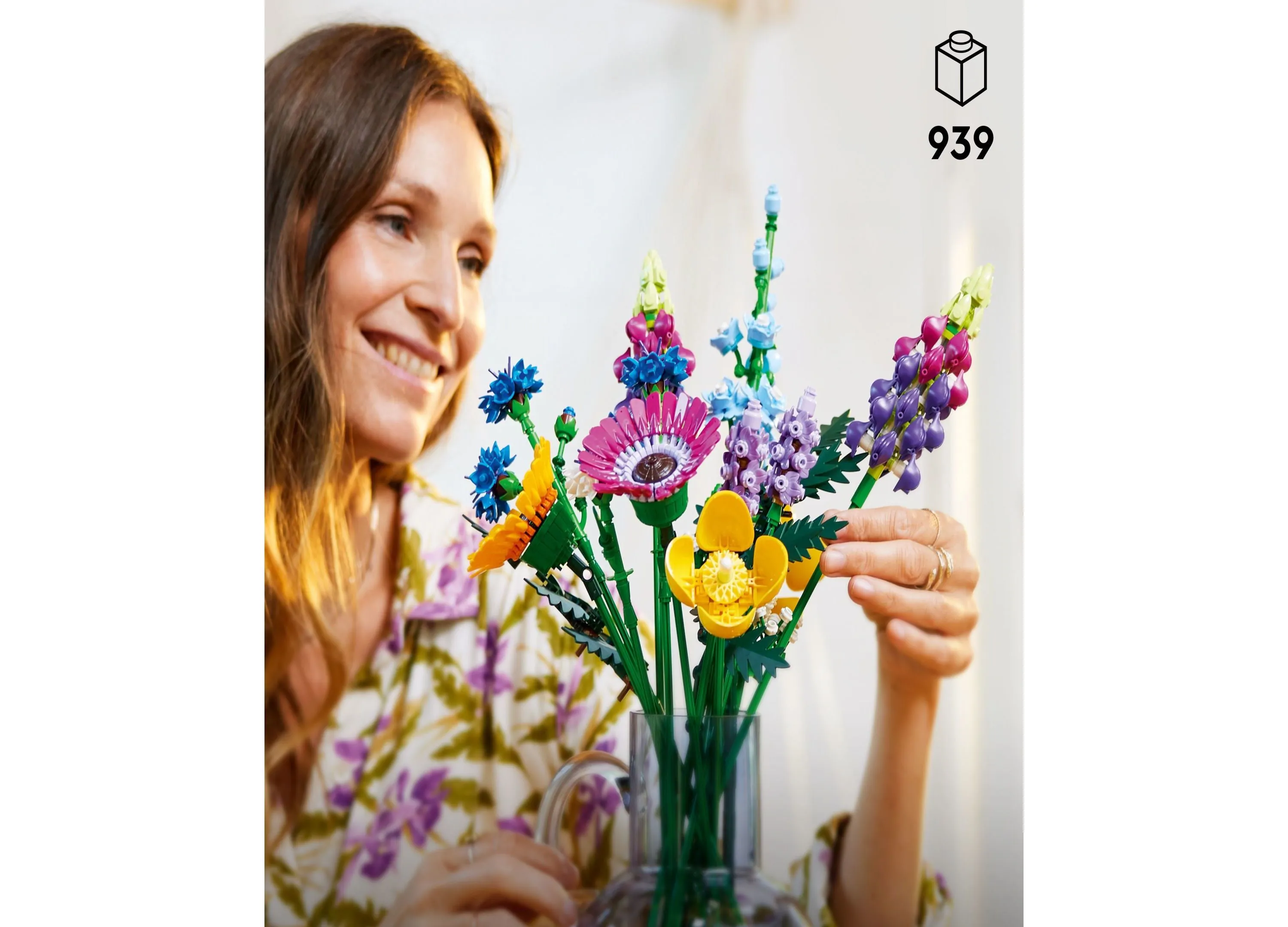 LEGO Icons 10313 Wildflower Bouquet Floral Adult Building Set - 939 Pieces