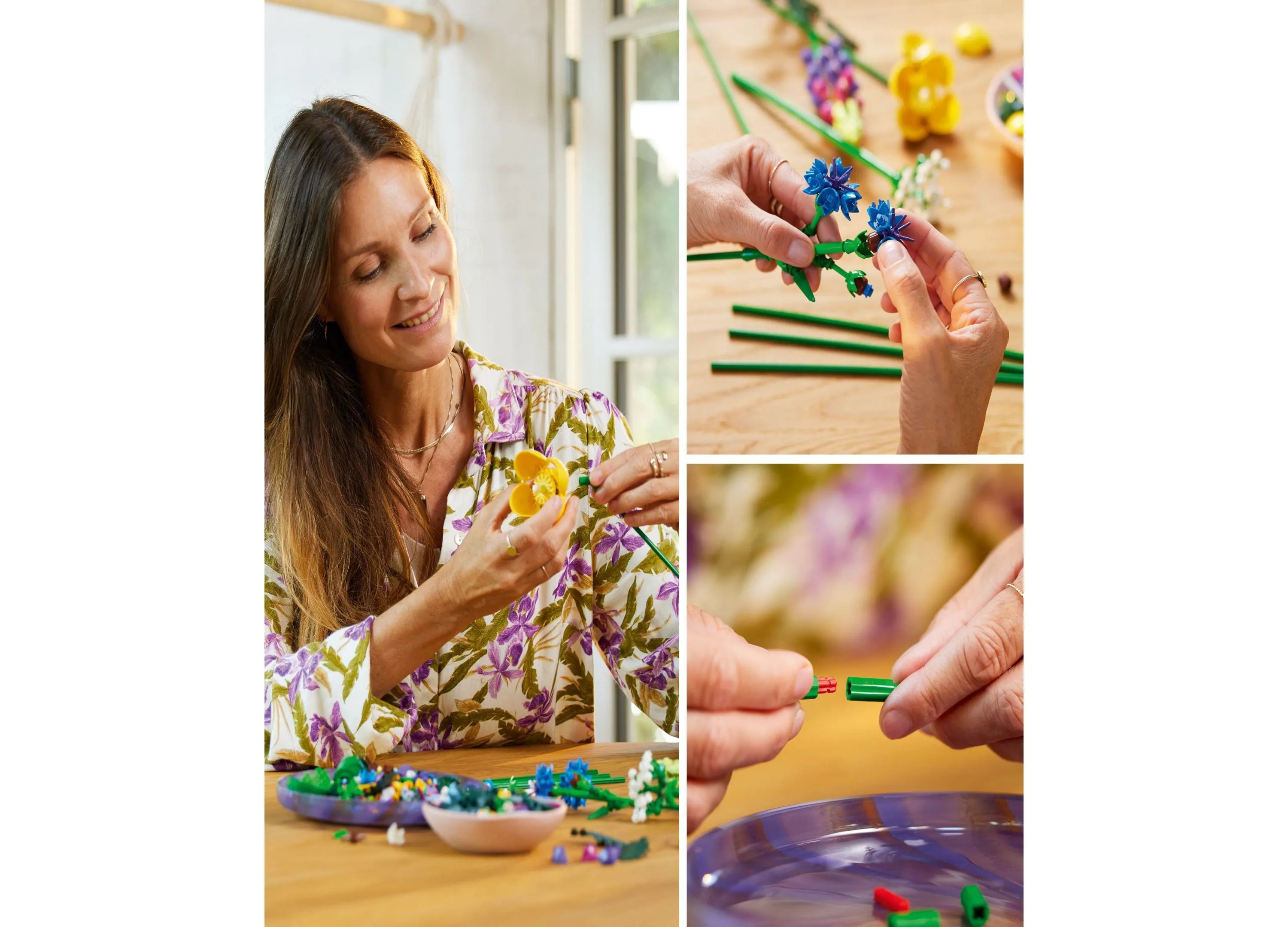 LEGO Icons 10313 Wildflower Bouquet Floral Adult Building Set - 939 Pieces