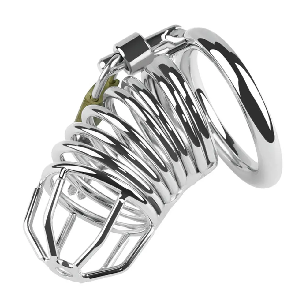 Leto 3.5" Lockable Hollow Metal Cock Cage