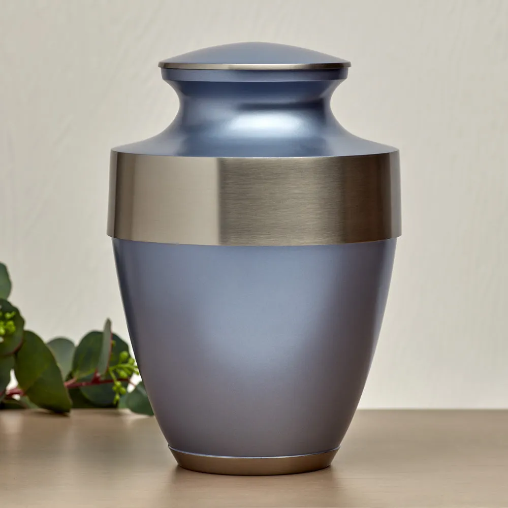 Lineas Lilac Cremation Urn In Large