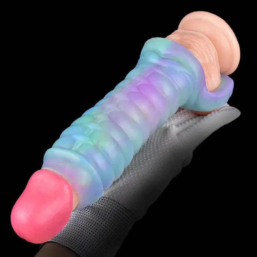 Luminous Silicone Male Dick Extender