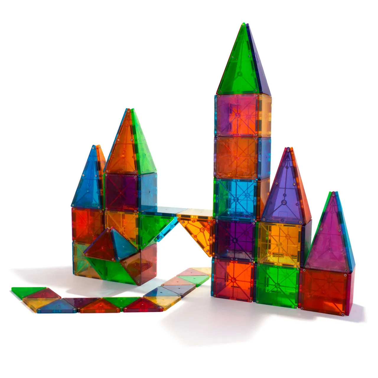 Magna-Tiles® Clear Colors 100pcs