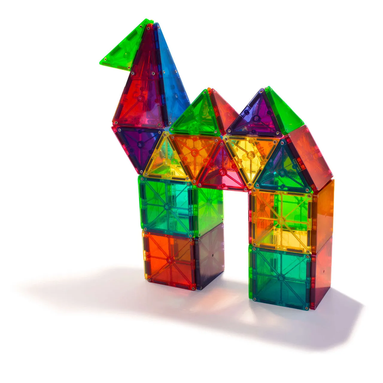Magna-Tiles® Clear Colors 100pcs