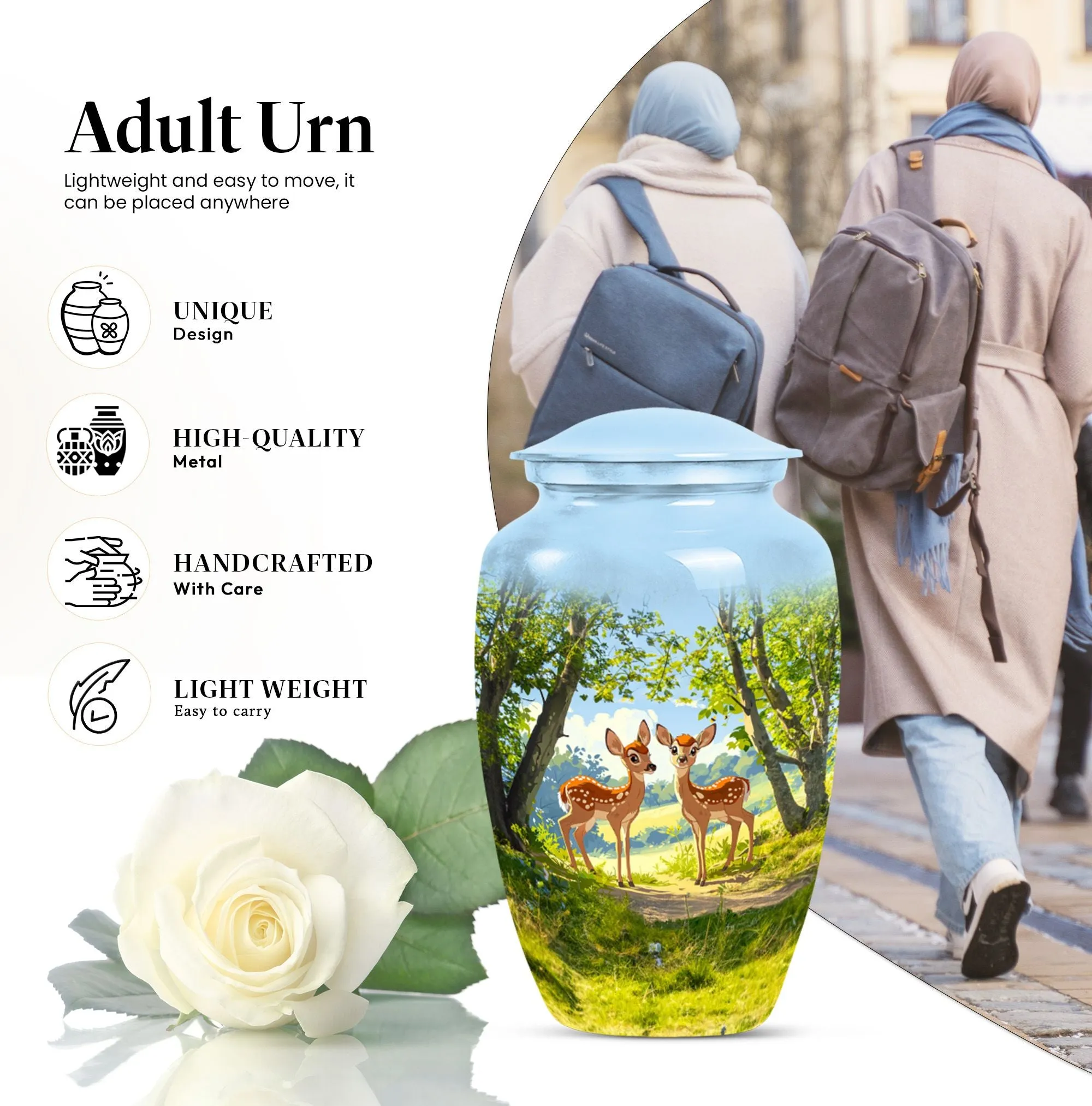 Majestic Deer Cremation Urn for Noble Spirits