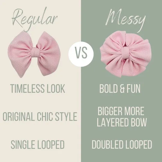 Marigold Messy Velvet Bow