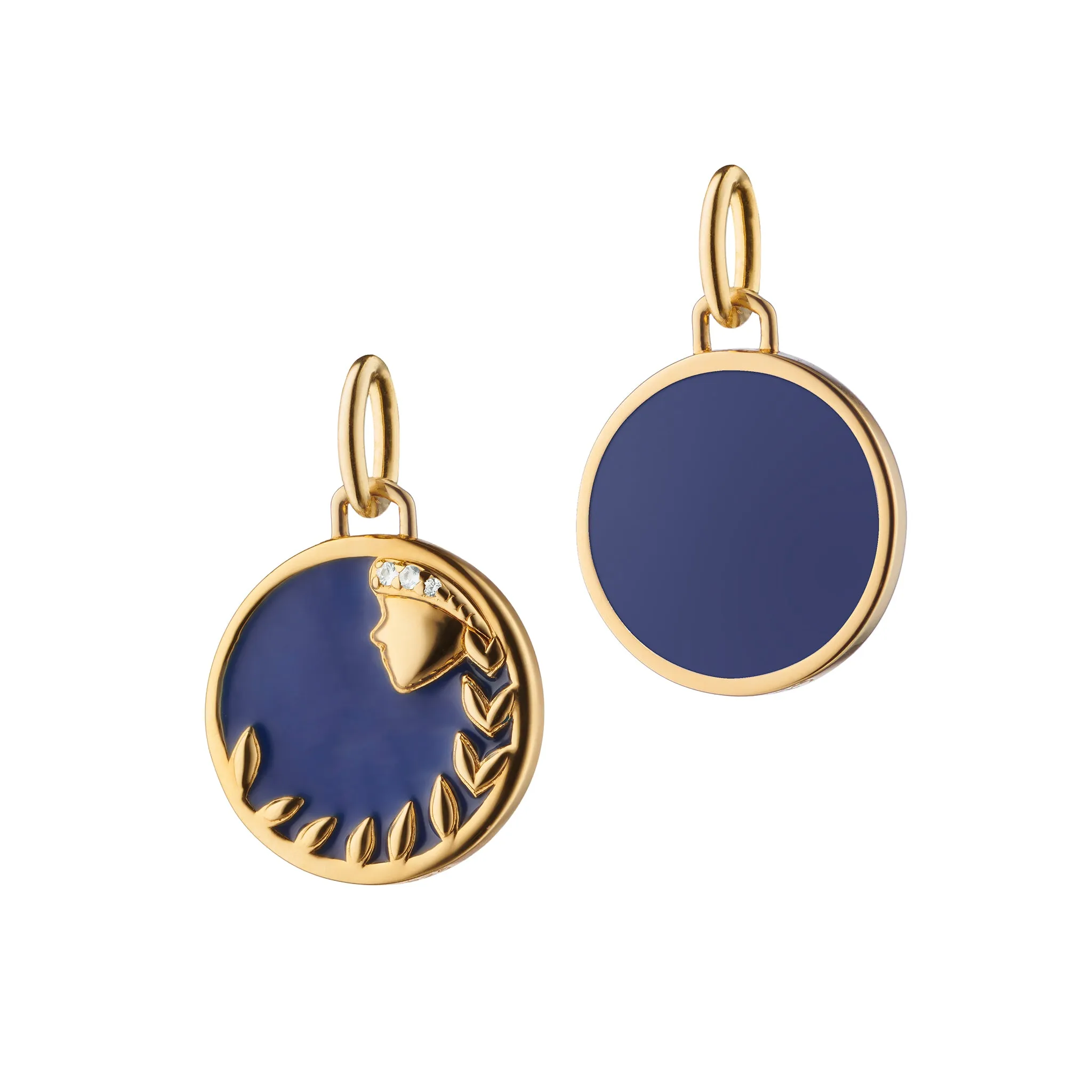 Mini "Virgo" Enamel Vermeil Charm