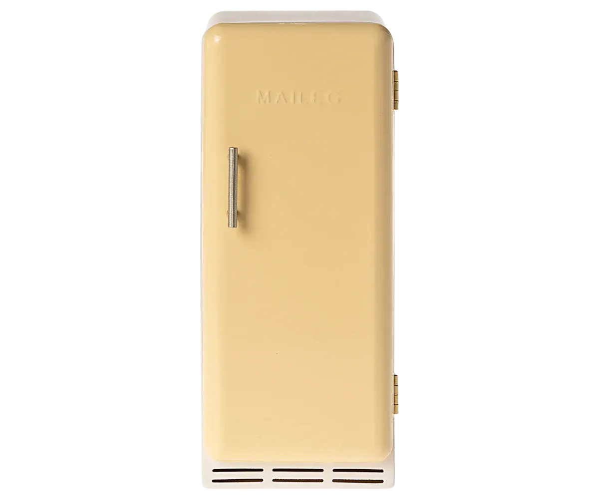 Miniature Fridge Yellow