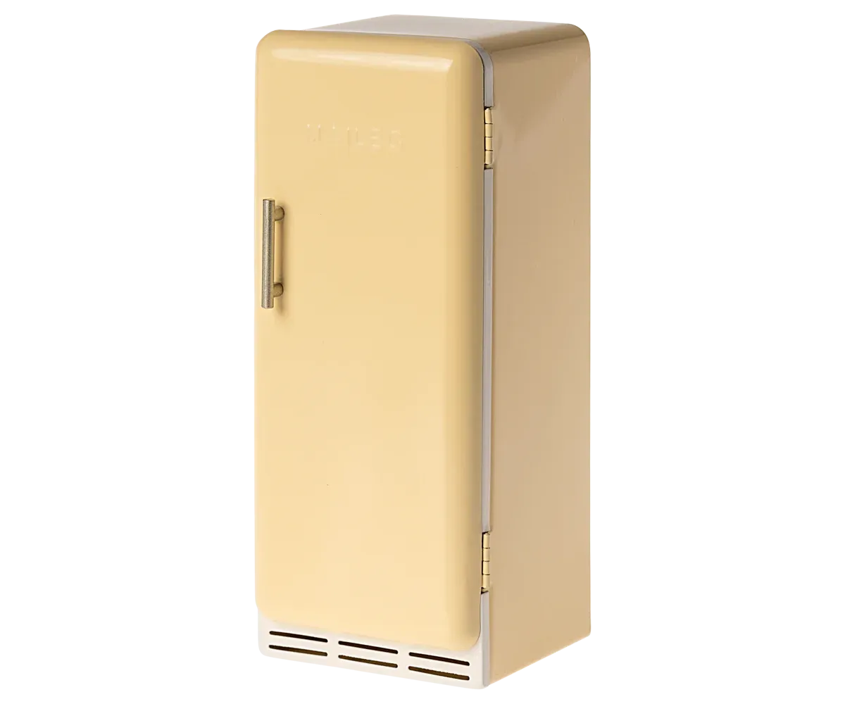 Miniature Fridge Yellow