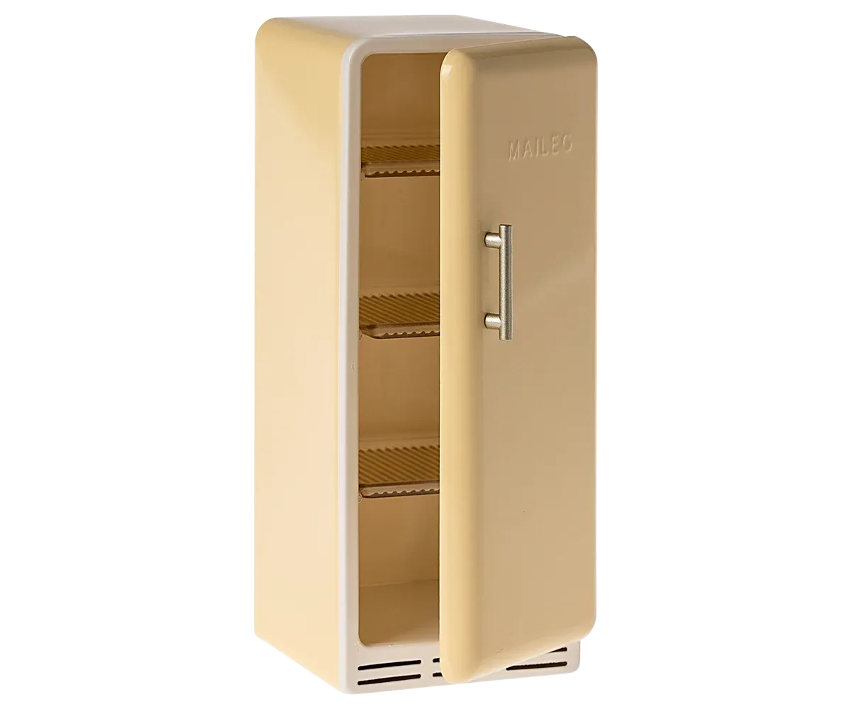 Miniature Fridge Yellow