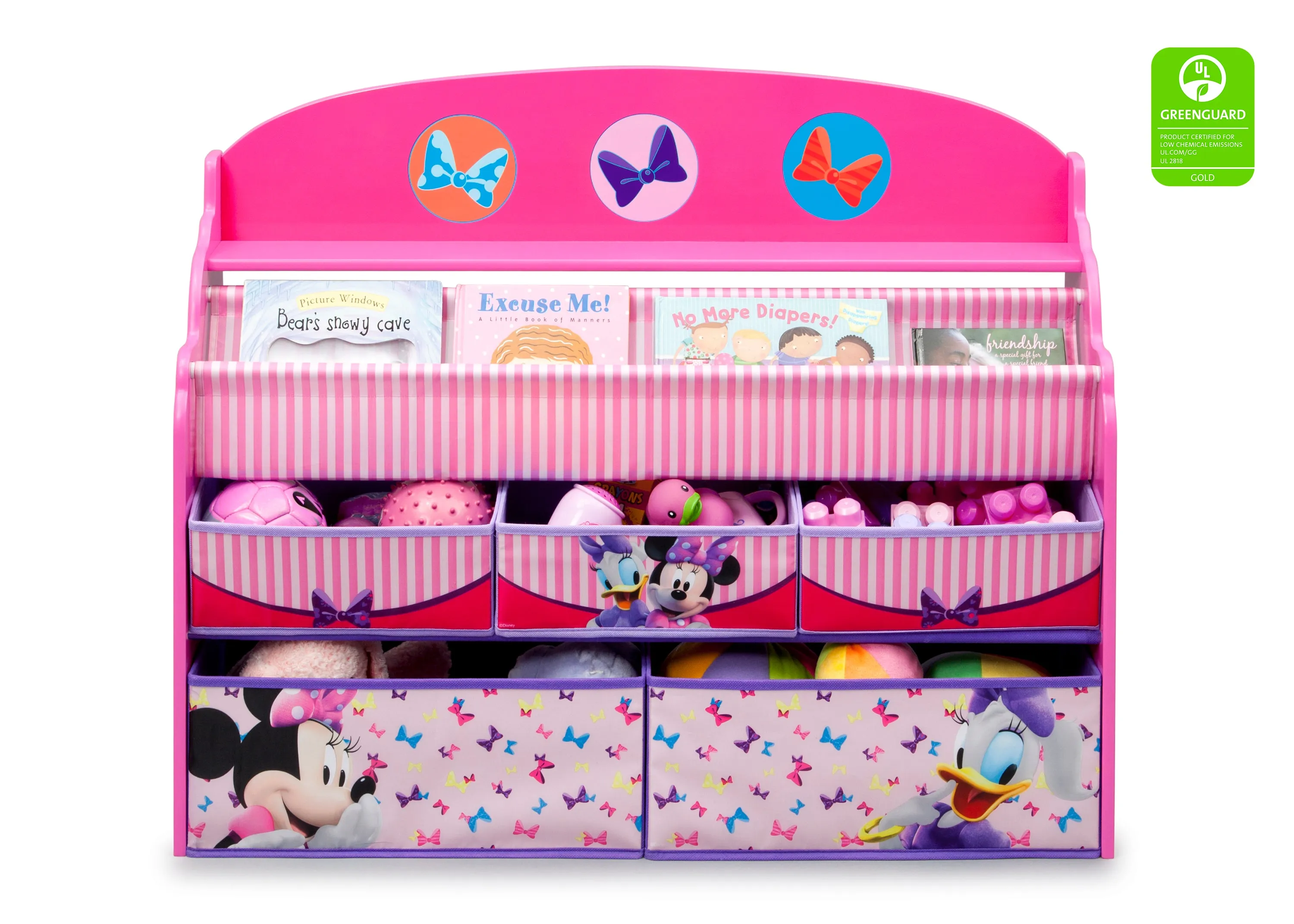Minnie Mouse Deluxe Book & Toy Organizer