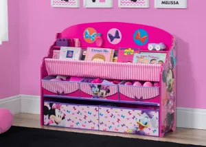 Minnie Mouse Deluxe Book & Toy Organizer